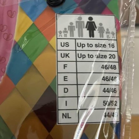 BRAND NEW women harley quinn break up jumpsuit onesie size L / XL (up to size 16 - Picture 4 of 5